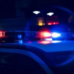 Police emergency lights